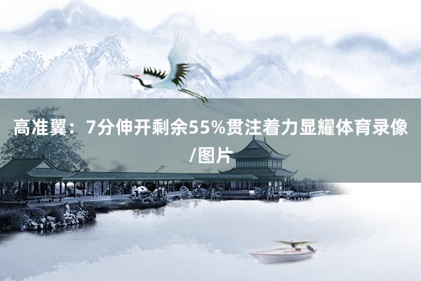 高准翼：7分伸开剩余55%贯注着力显耀体育录像/图片