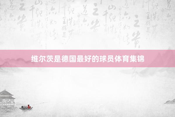 维尔茨是德国最好的球员体育集锦