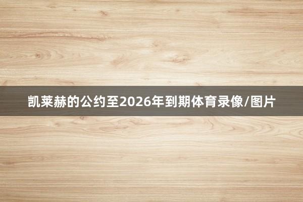 凯莱赫的公约至2026年到期体育录像/图片