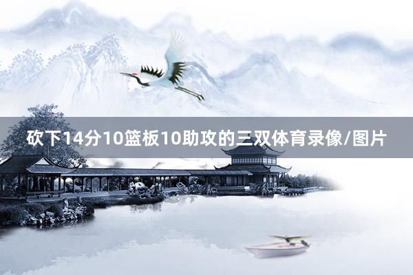 砍下14分10篮板10助攻的三双体育录像/图片