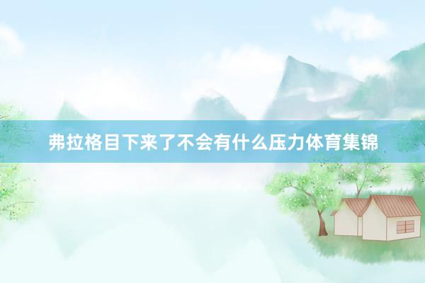 弗拉格目下来了不会有什么压力体育集锦