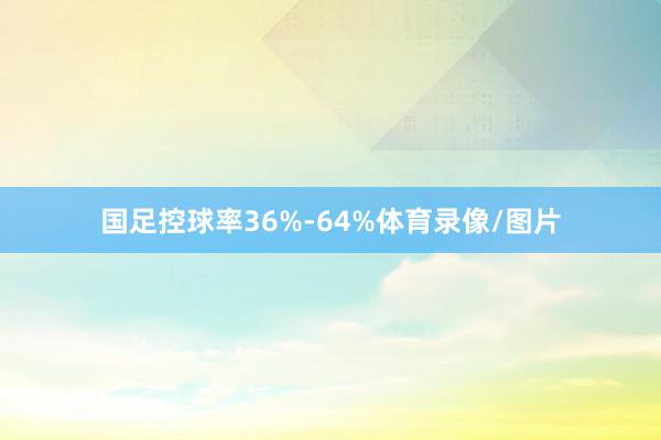 国足控球率36%-64%体育录像/图片