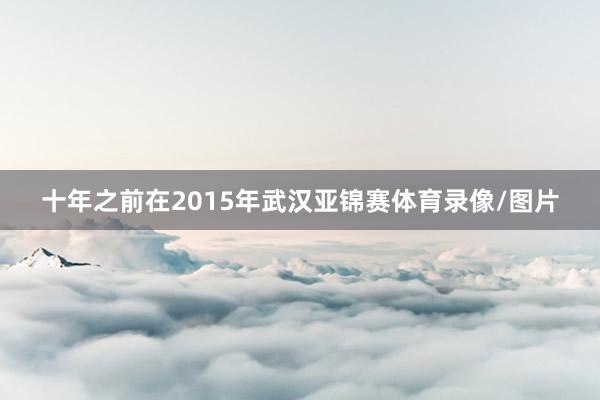十年之前在2015年武汉亚锦赛体育录像/图片