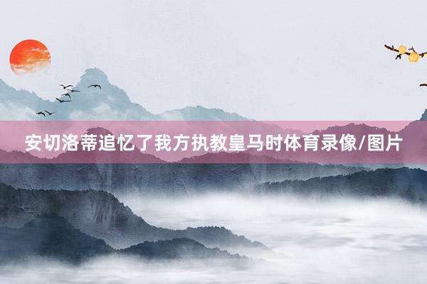 安切洛蒂追忆了我方执教皇马时体育录像/图片