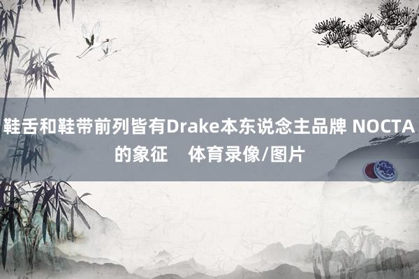 鞋舌和鞋带前列皆有Drake本东说念主品牌 NOCTA的象征    体育录像/图片