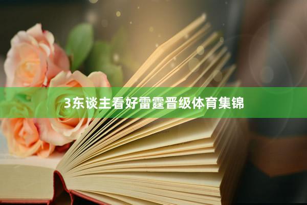 3东谈主看好雷霆晋级体育集锦