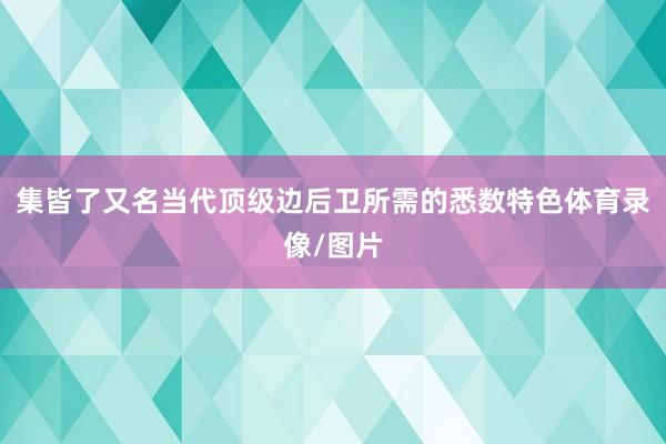 集皆了又名当代顶级边后卫所需的悉数特色体育录像/图片
