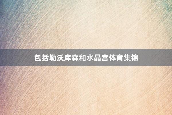 包括勒沃库森和水晶宫体育集锦